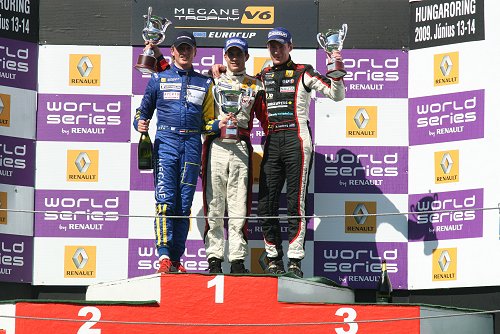 Nick Catsbrug op podium